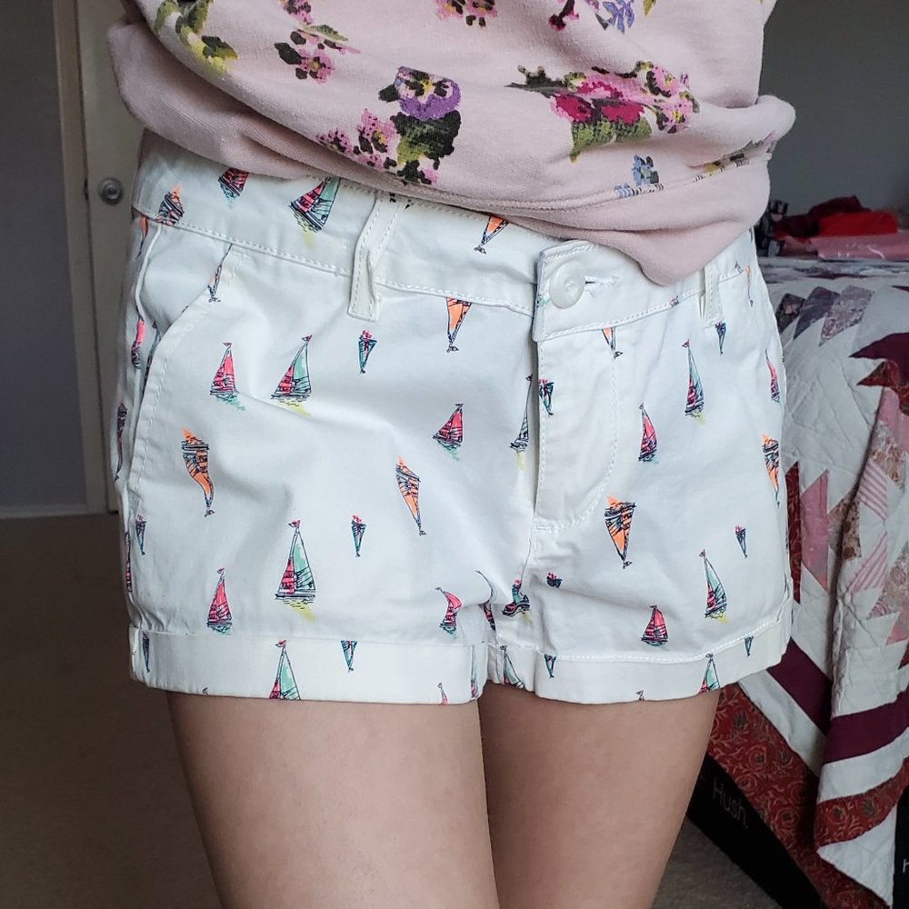 Summer sailboat shorts